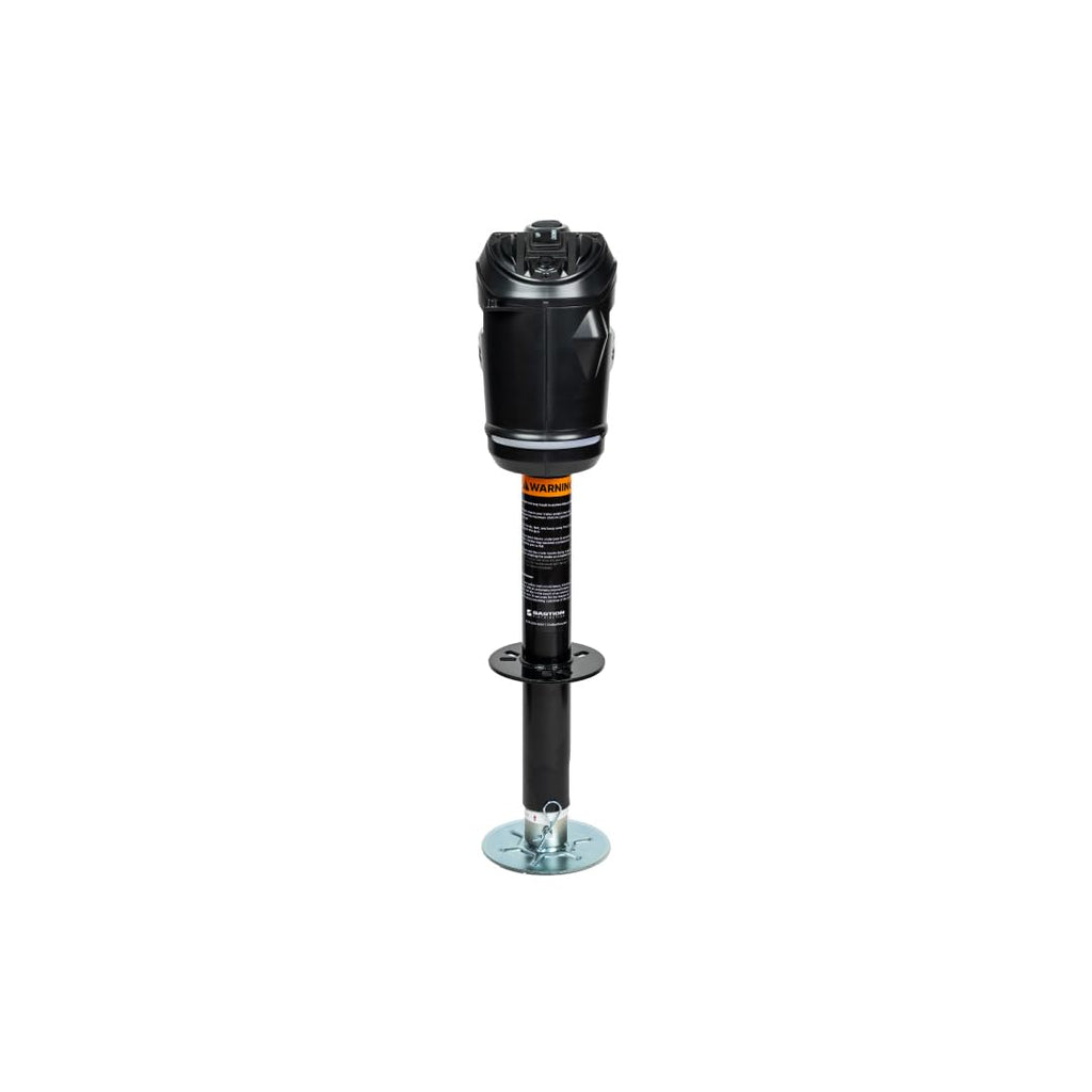 Black 3500 lb Electric Trailer Jack with Cover O914747