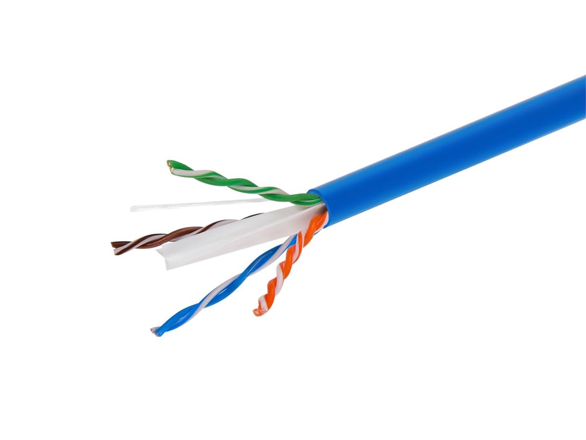Cat6 Ethernet Bulk Cable 1000 Feet Blue X3467