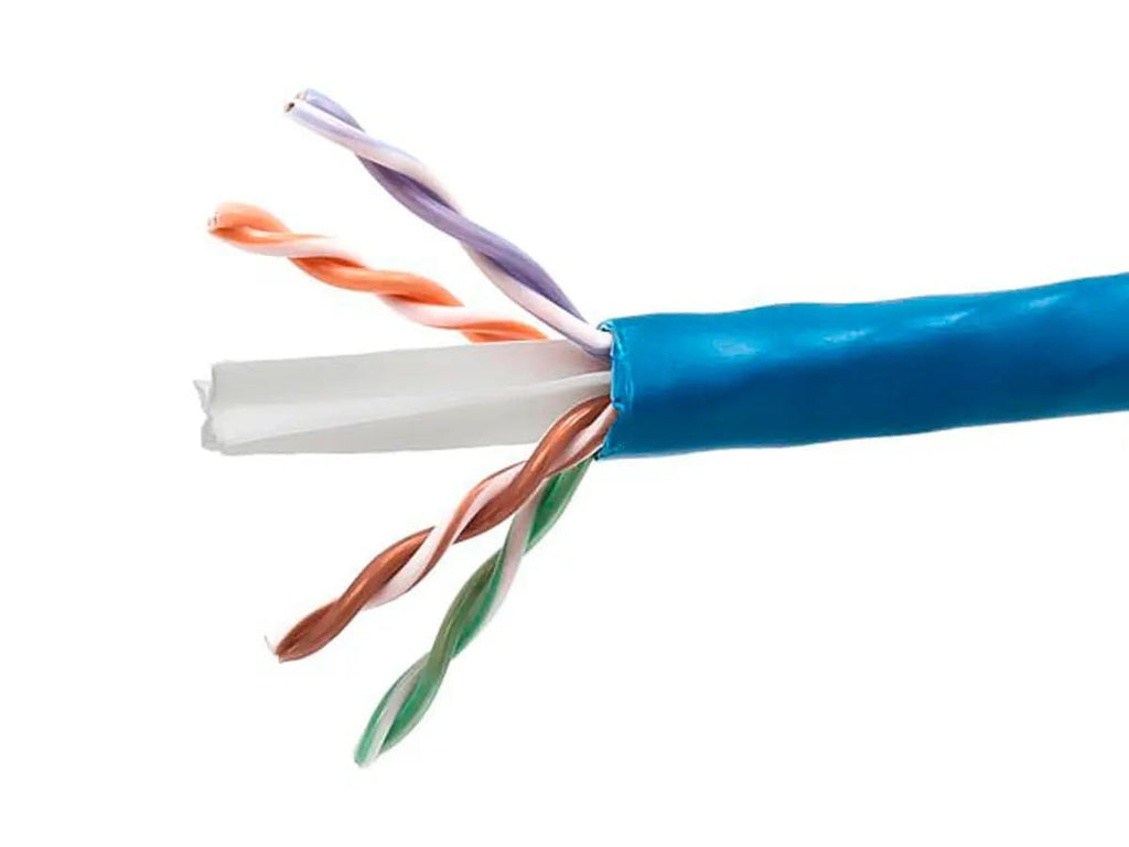 Cat6 Ethernet Bulk Cable 1000 Feet Blue X3467