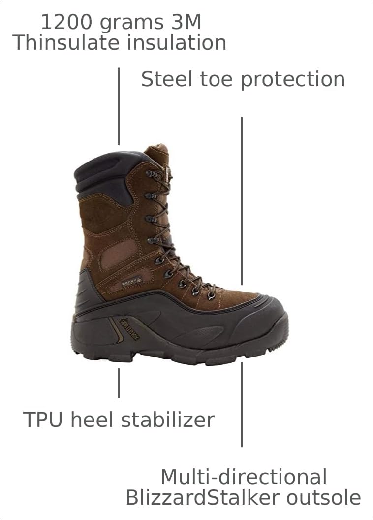 Steel Toe Waterproof Insulated Work Boot K8888