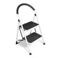 2 Step Folding Lightweight Step Stool with Anti-Slip Pedal 400 lbs Capacity Y7453