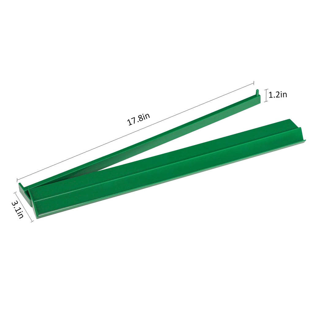 Green Mahjong Racks with Pushers 4 PCS E359