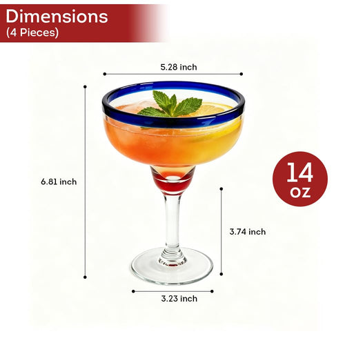 14 oz Shatterproof Plastic Stemware Set of 4 C24574