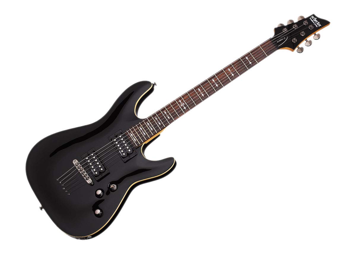 Black 6-String Electric Guitar D3223