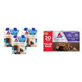 Dark Chocolate Protein Shake, 15g Protein, 2g Net Carb, 12 Count & Peanut Butter Cups, 0g Sugar, 20 Count V65891