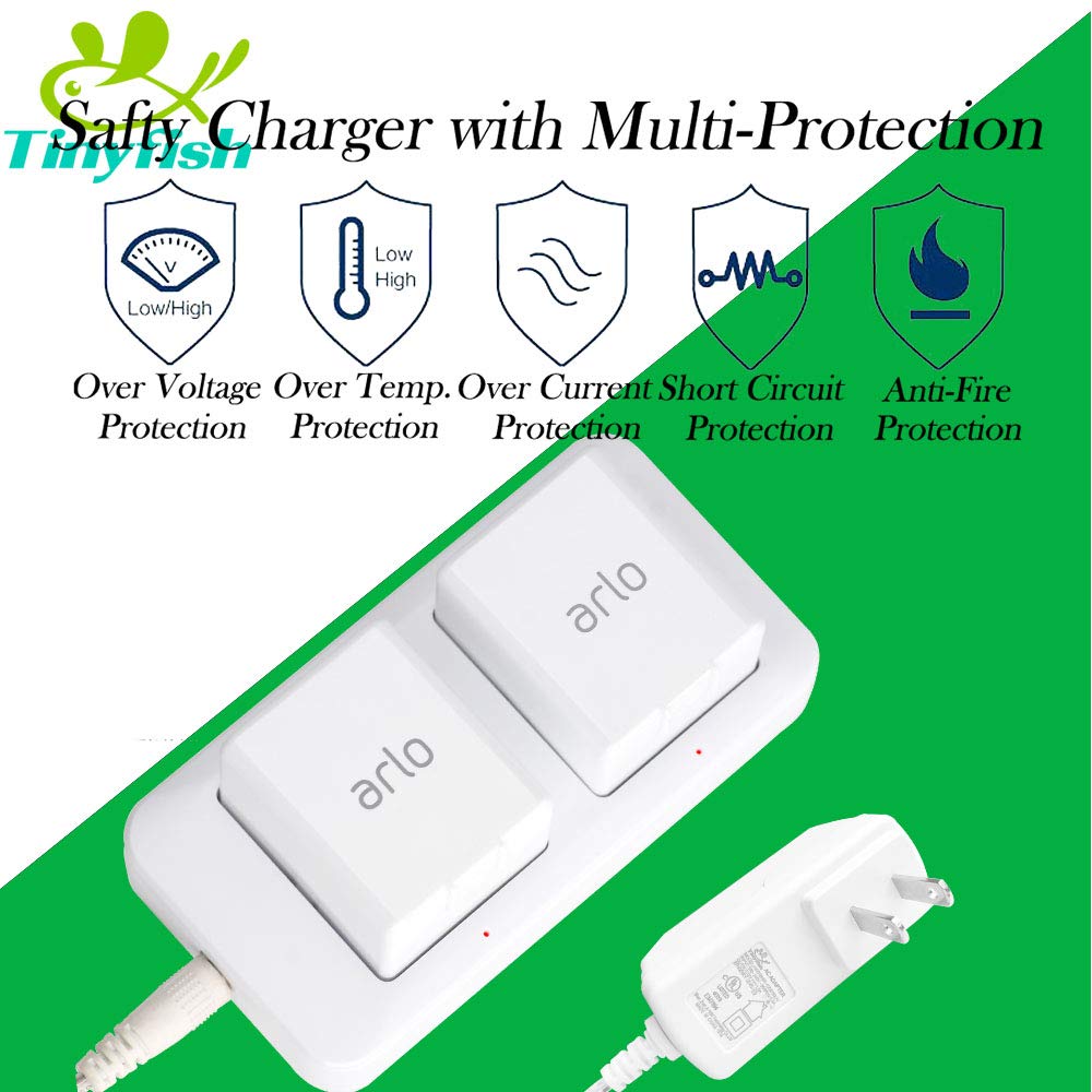 Charger for Arlo Batteries Fireproof Adapter U3683