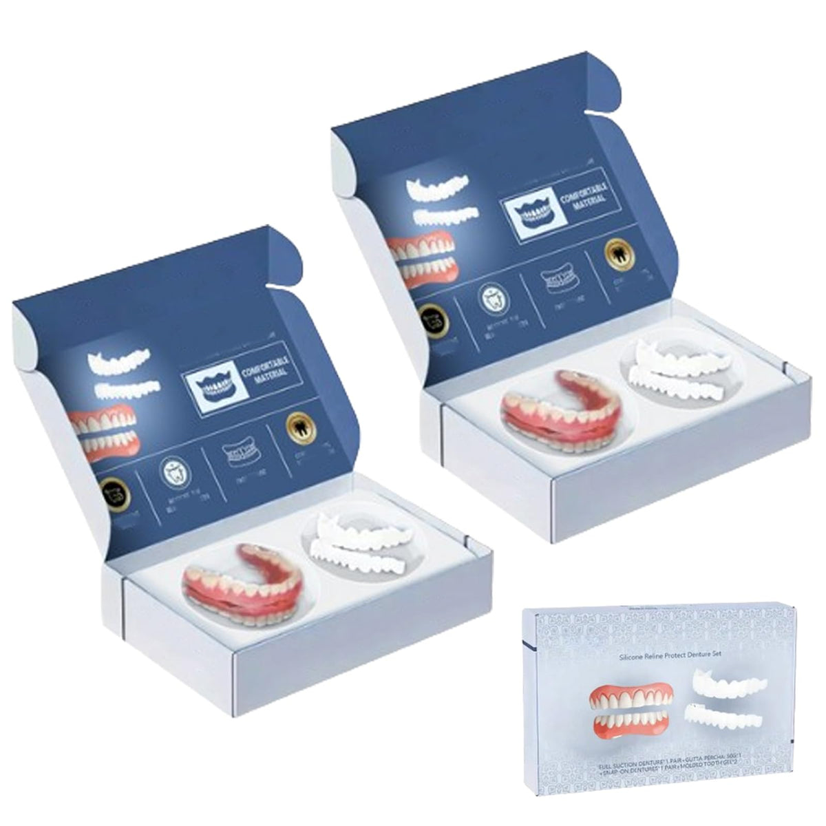 Silicone Denture Set (2pcs) O1903