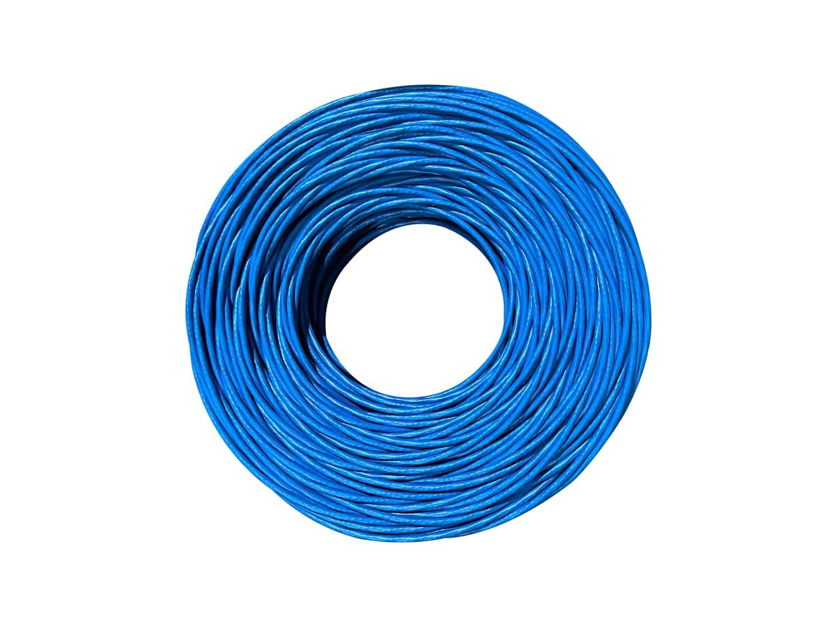 Cat6 Ethernet Bulk Cable 1000 Feet Blue X3467