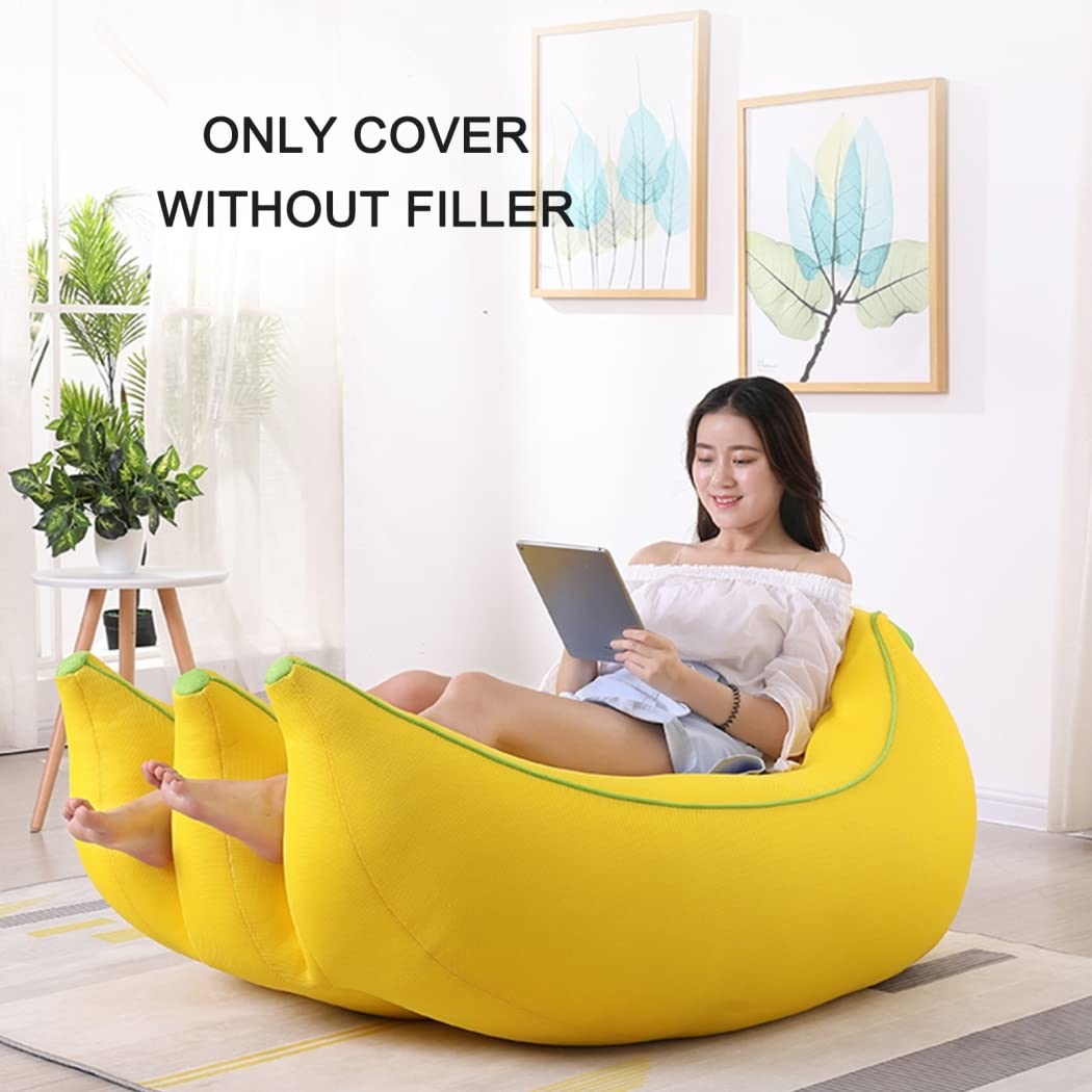 Lazy Sofa Bean Bag Cover 110 * 70 * 70cm B7619