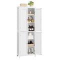 Tall Storage Cabinet with 4 Doors and 4 Adjustable Shelves H342826