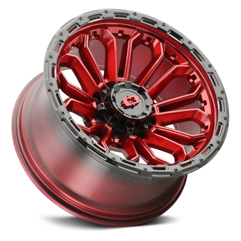 20x9 8x6.5" +12mm Red Wheel Rim A939