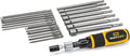 20 Pc 1/4" Drive Torque Screwdriver Set T148407