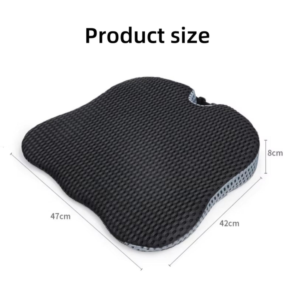 Black Memory Foam Car Seat Booster Cushion D6008