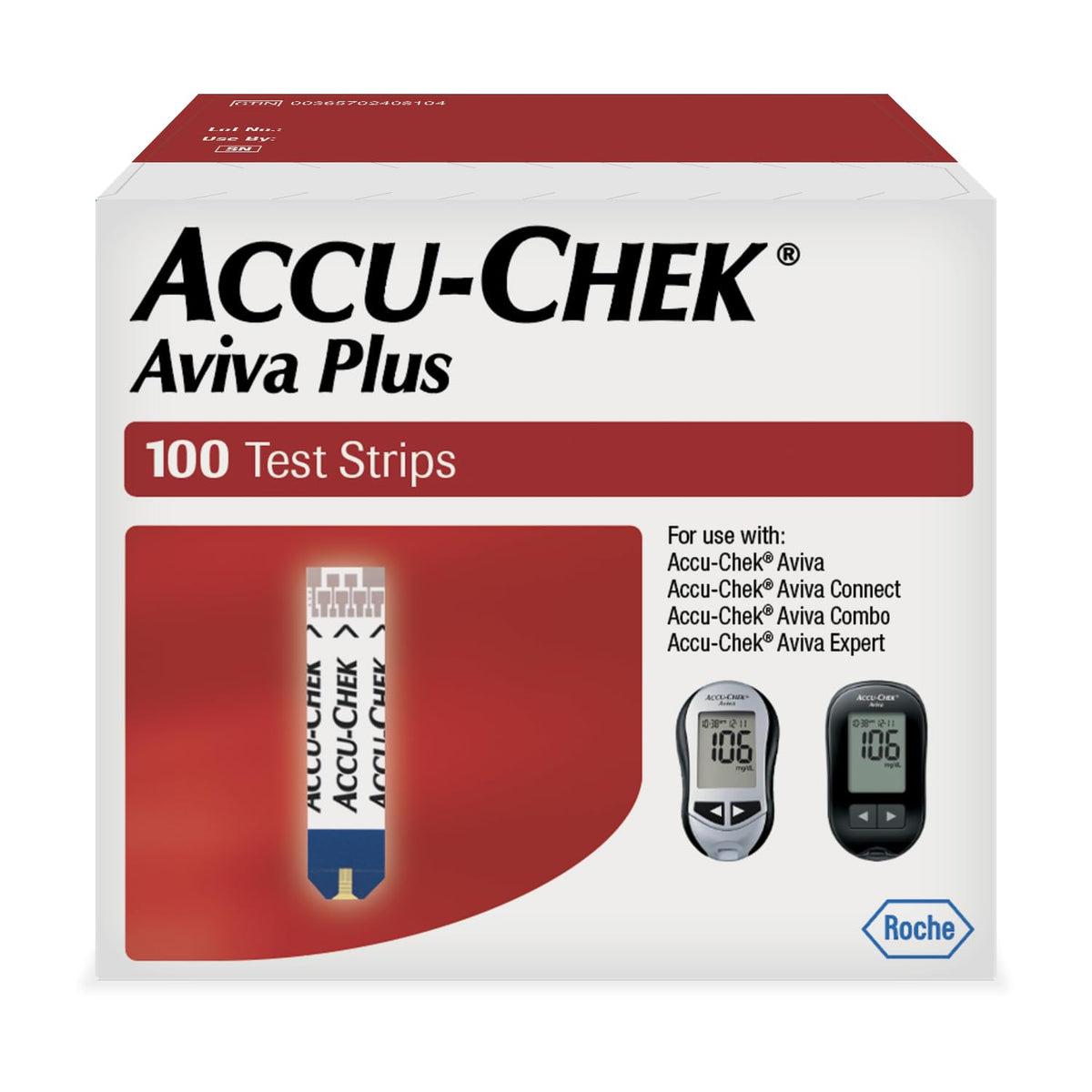 Blood Glucose Test Strips Pack of 100 E182990