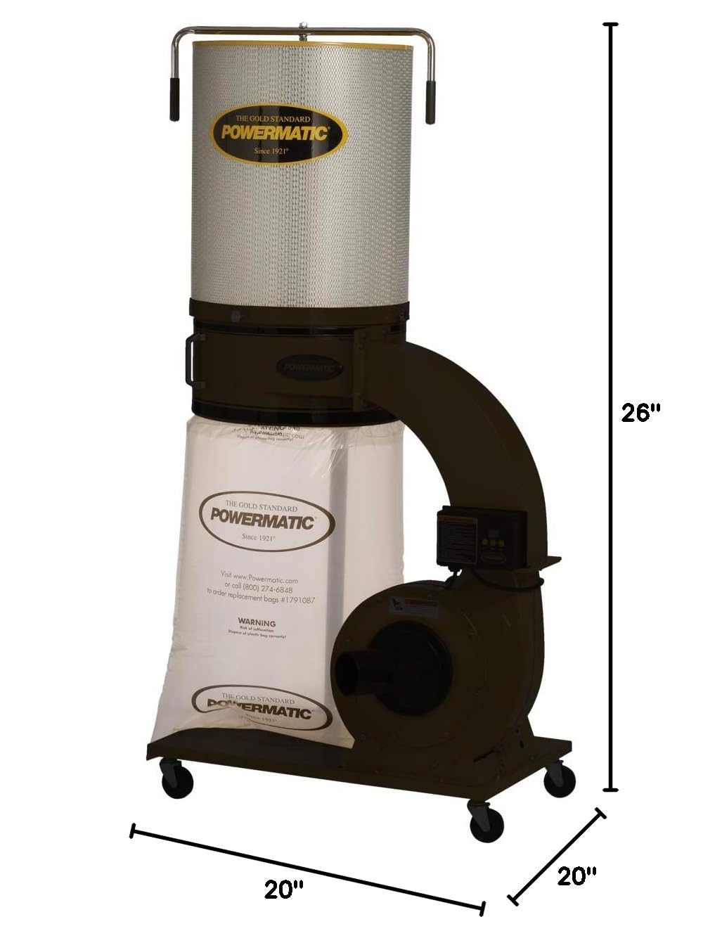 20-Inch Canister Kit for Dust Collector J836