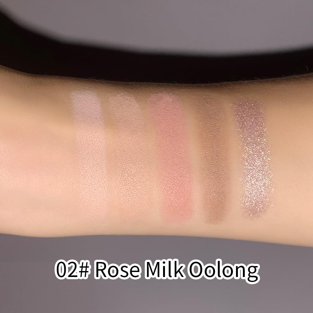 Pink Brown Neutral Matte Eyeshadow Palette B115849