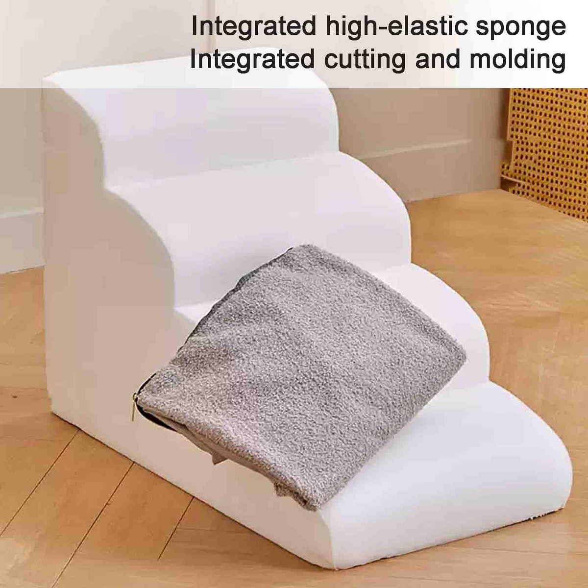 3-Step Non-Slip Dog Stairs with Handle V598