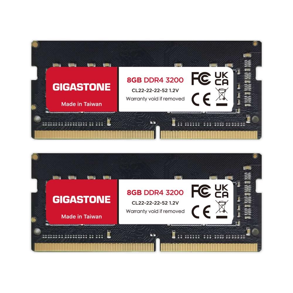 16GB Kit 2x8GB DDR4 3200MHz SODIMM 260 Pin Laptop Memory Z32032