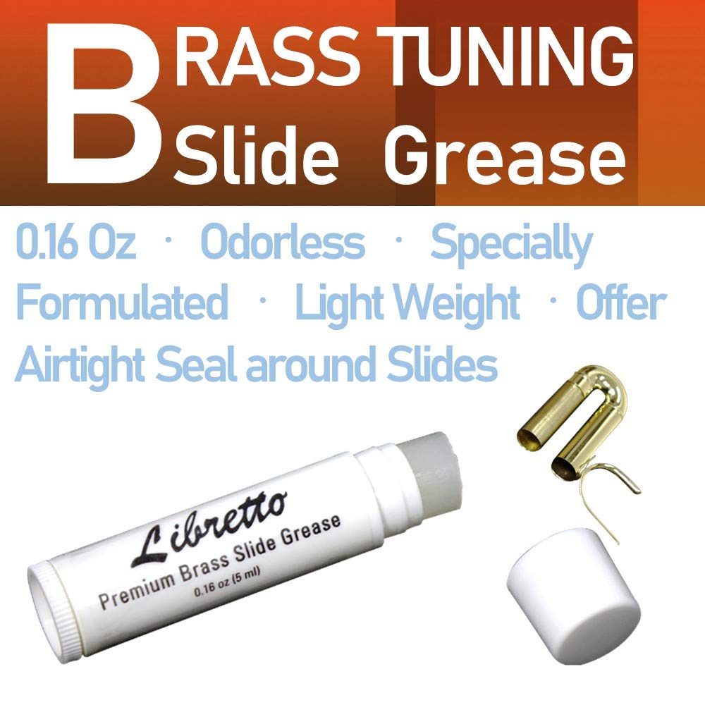 Trumpet Care Kit with Valve Oil, Slide Grease, Cleaning Cloth, Brushes and Case A3431
