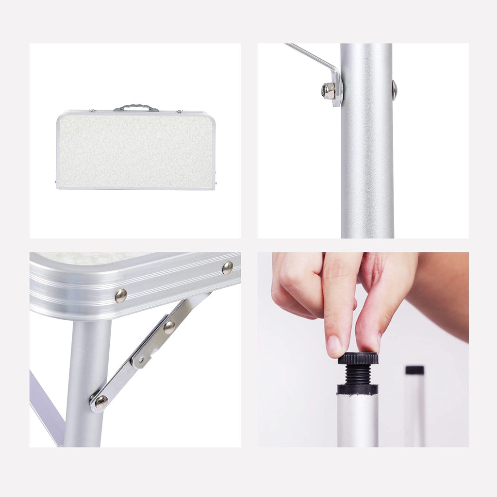Small Square Folding Aluminum Camping Table X565801