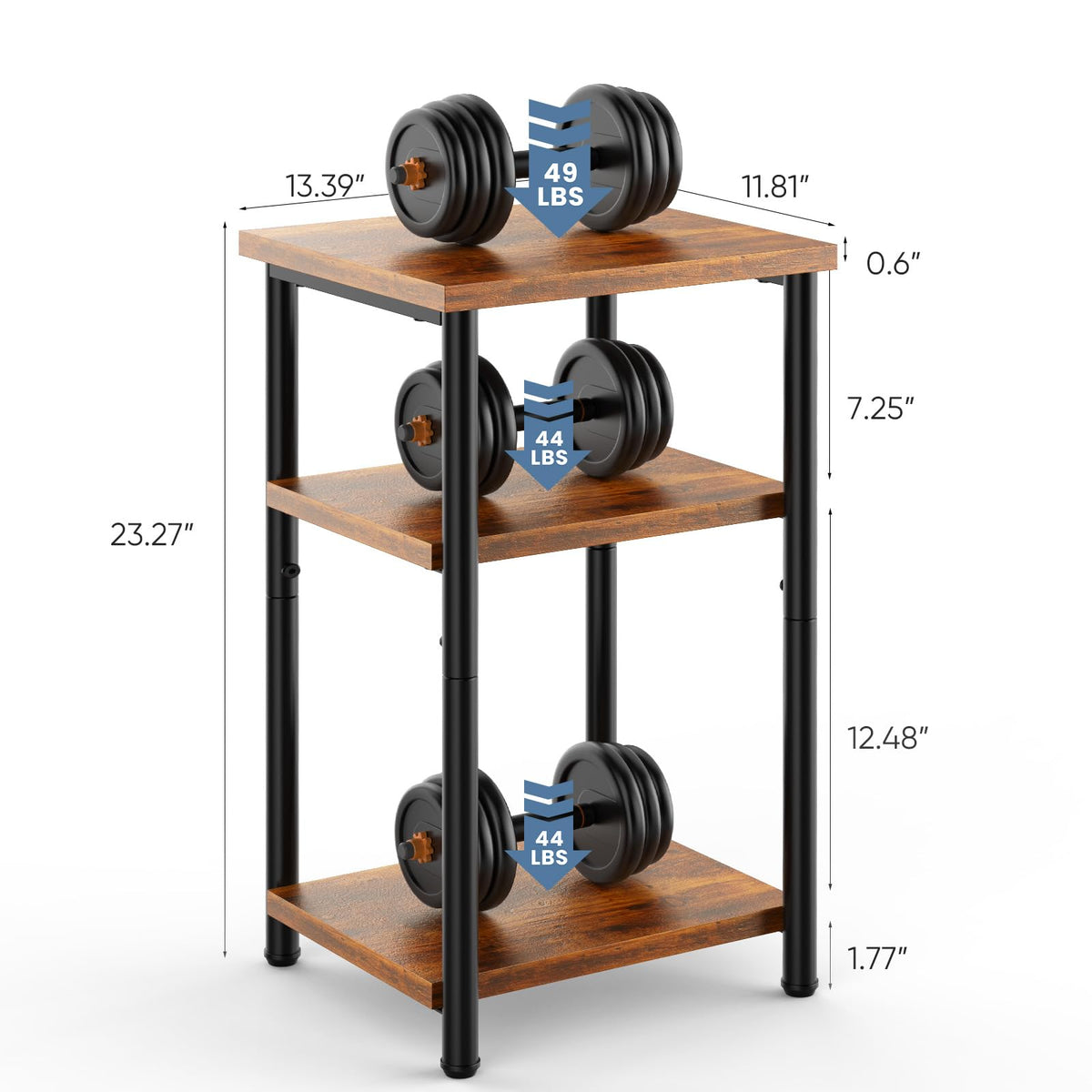3-Tier Side Tables Set of 2 Q491