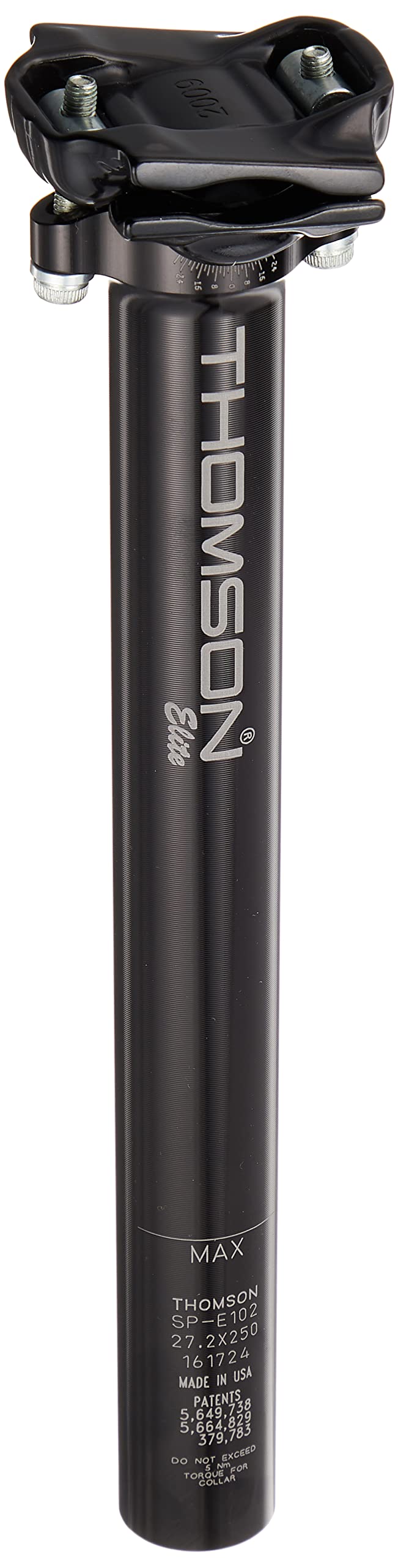 Black 27.0X410mm Bicycle Seatpost V62421