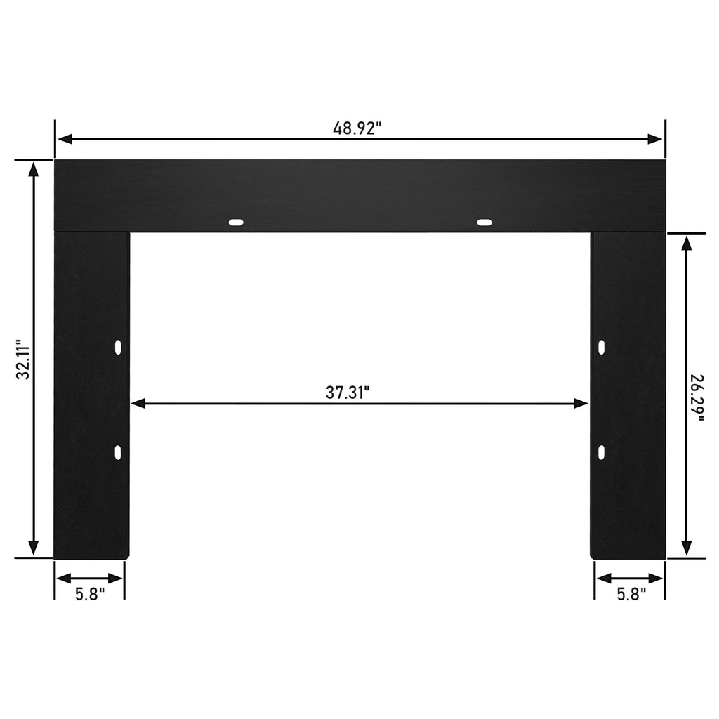 Black Electric Fireplace Trim R677