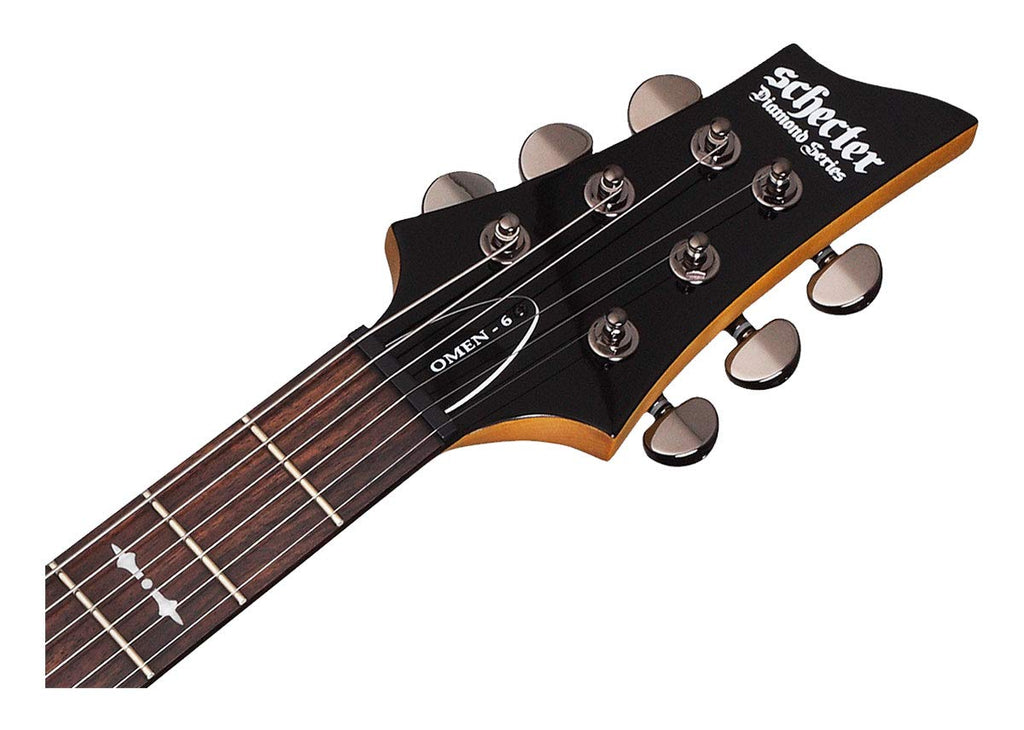 Black 6-String Electric Guitar D3223