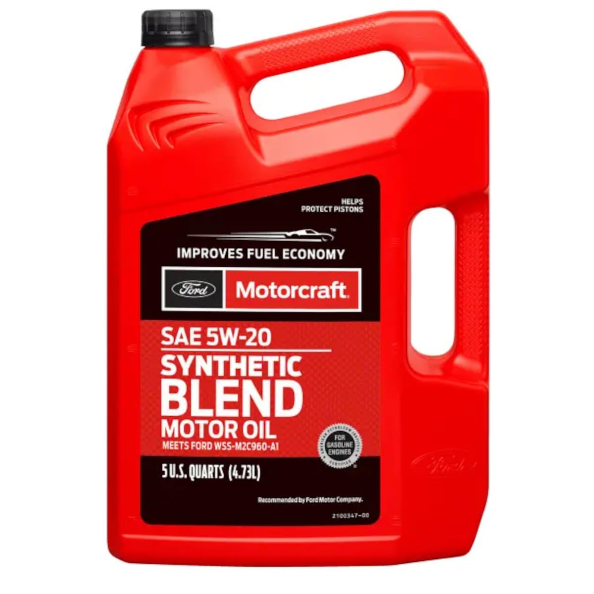 5W-20 Synthetic Blend Motor Oil 5 Quart M477