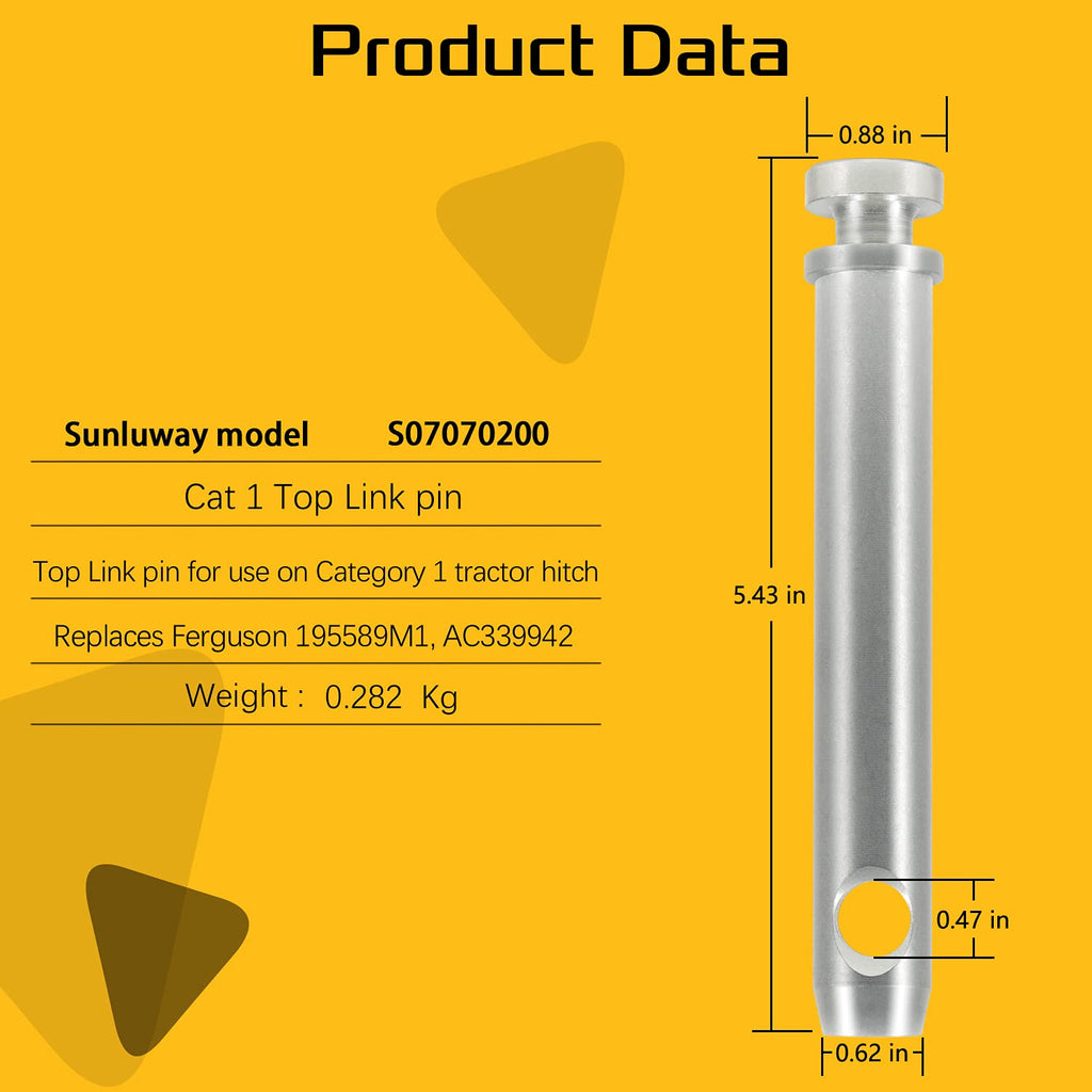 4 Pack 3/4 in Top Link Pin H634595