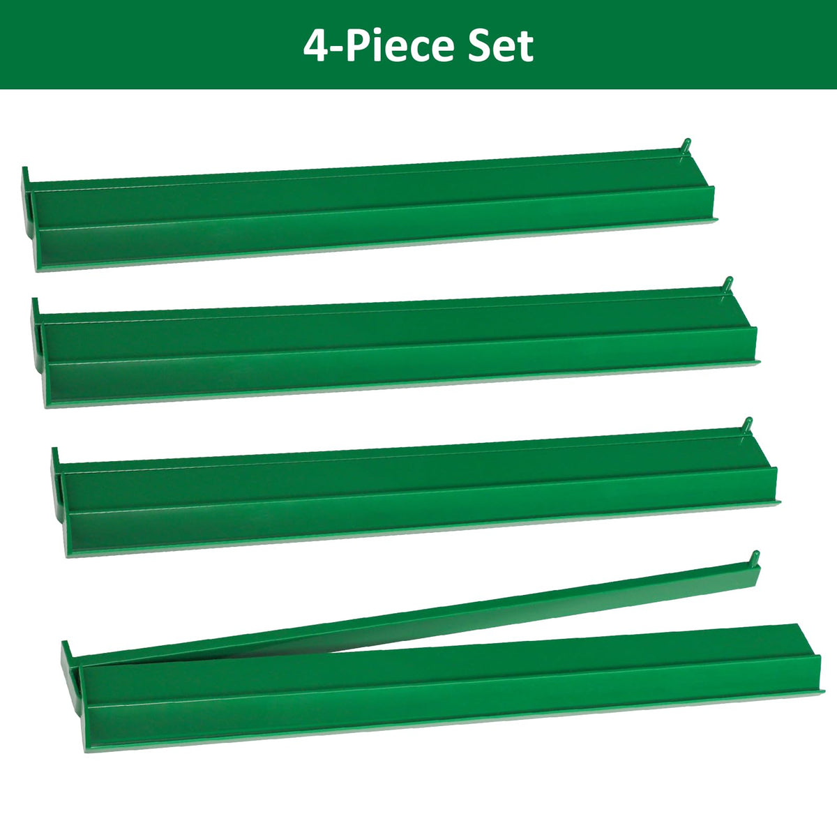 Green Mahjong Racks with Pushers 4 PCS E359