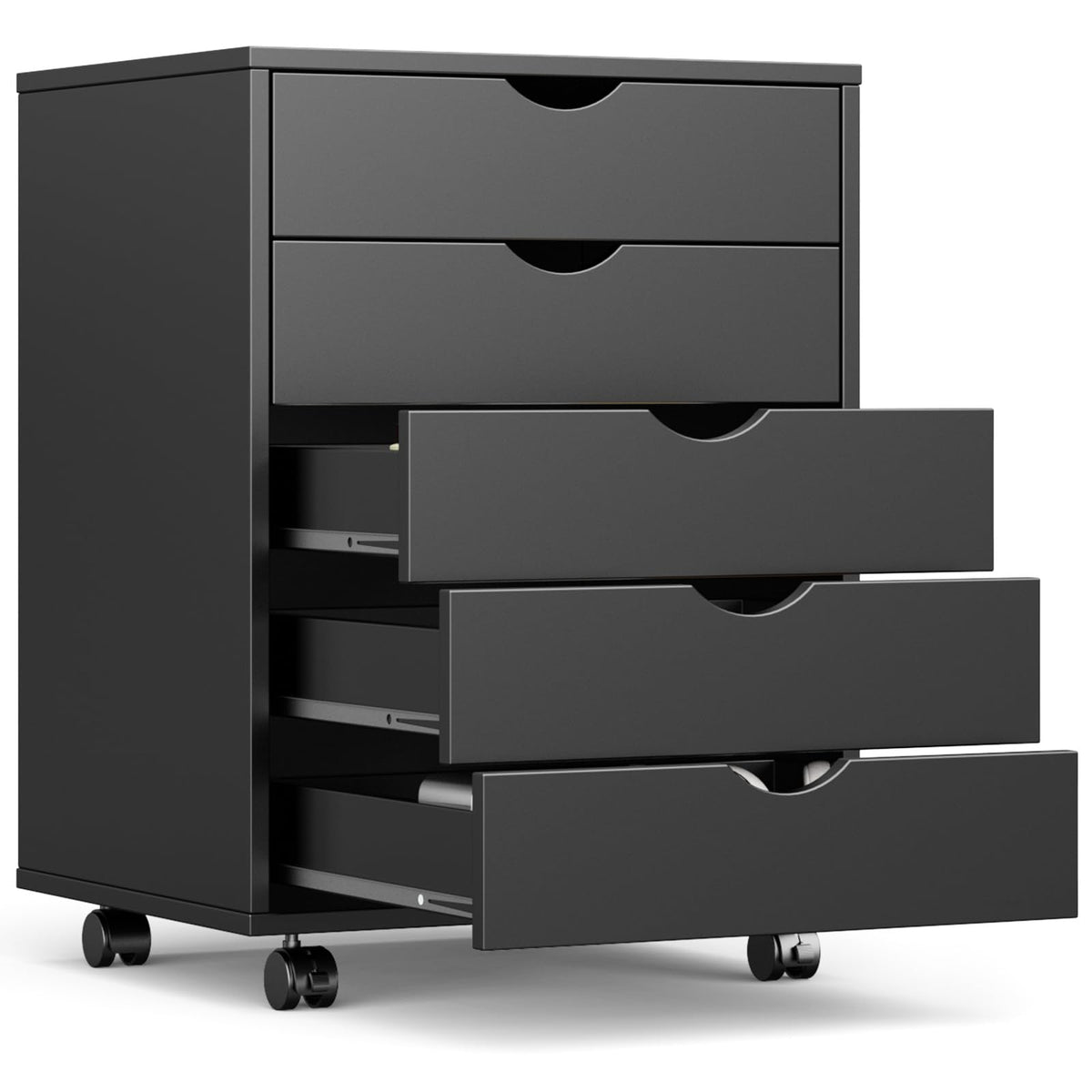 5 Drawer File Cabinet with Wheels V722985