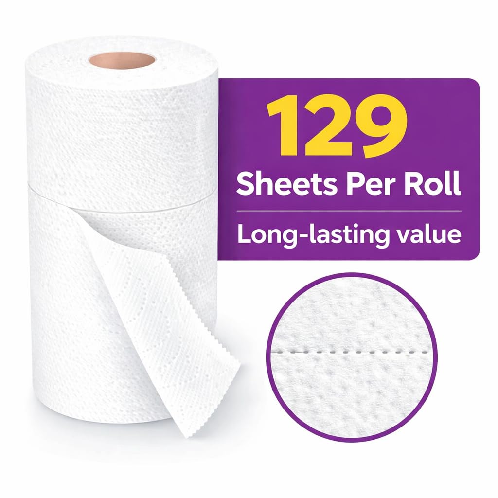 Cloth Paper Towels, 8 Triple Rolls Z8360