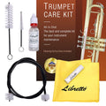 Trumpet Care Kit with Valve Oil, Slide Grease, Cleaning Cloth, Brushes and Case A3431