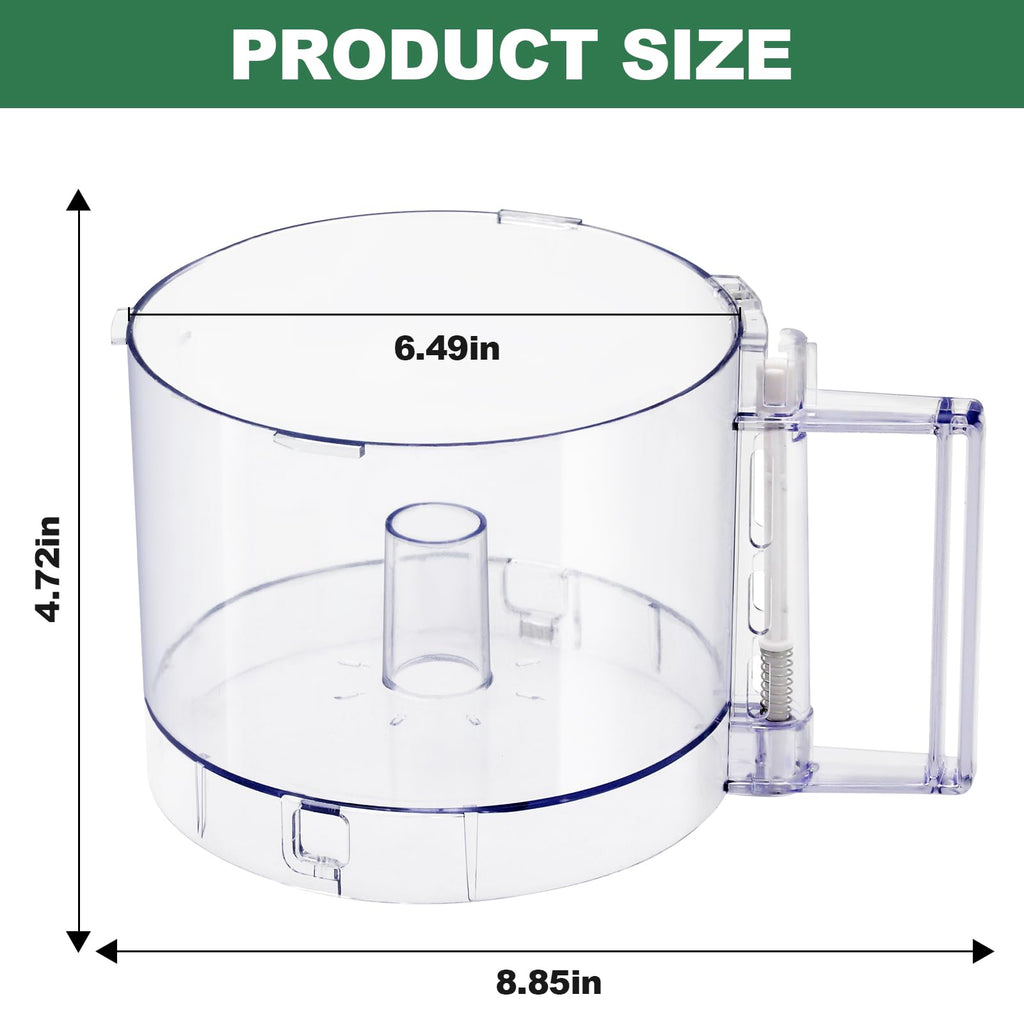 Food Processor Work Bowl 7-Cup with 4 Locking Tabs H212