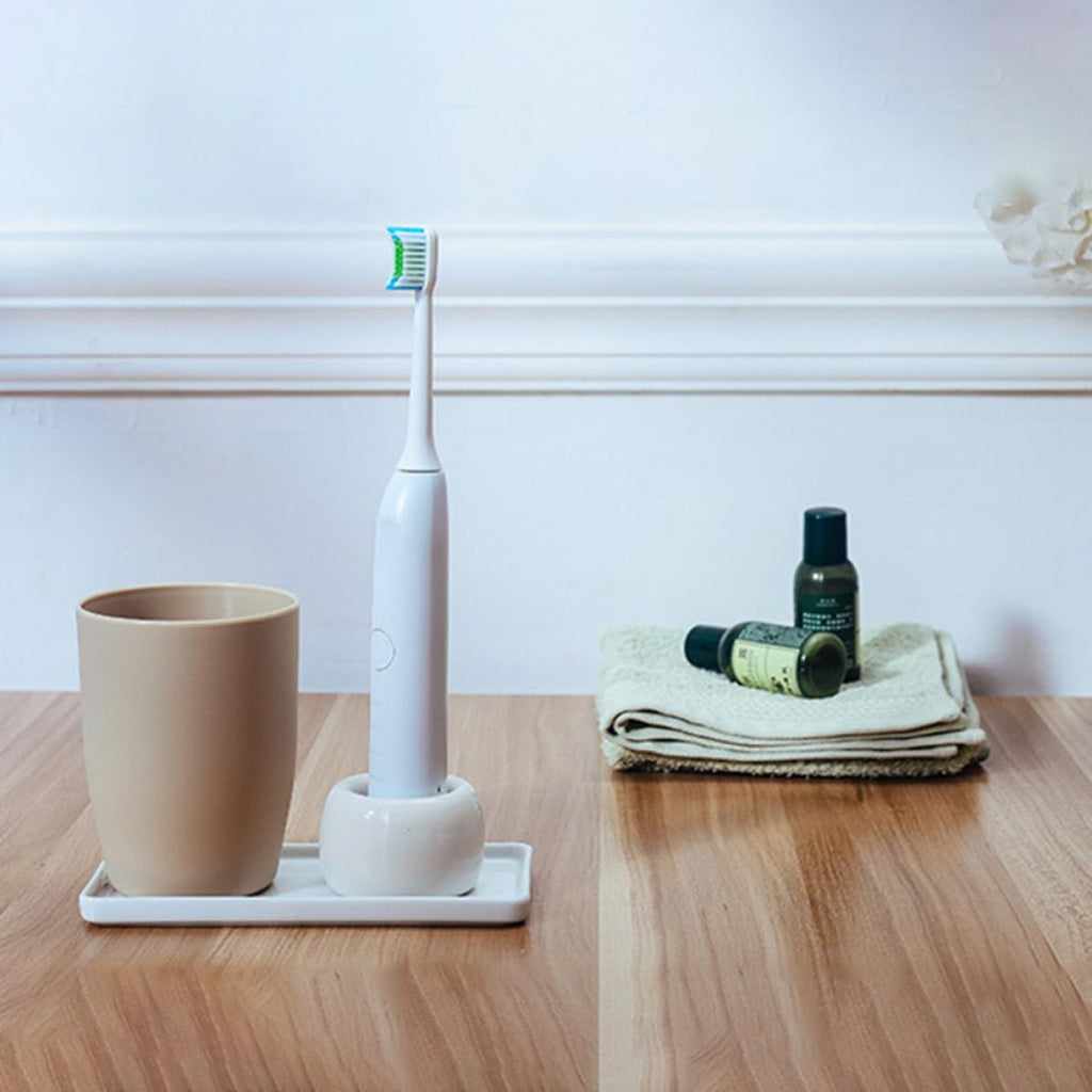 Ceramic Electric Toothbrush Holder Stand 2 Pack G953746
