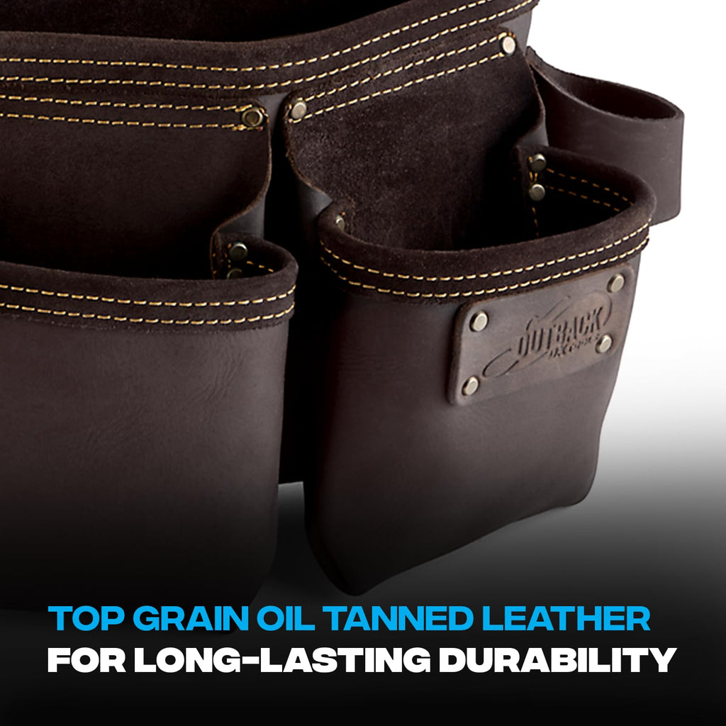 Leather Tool Belt with Suspenders Size L N980