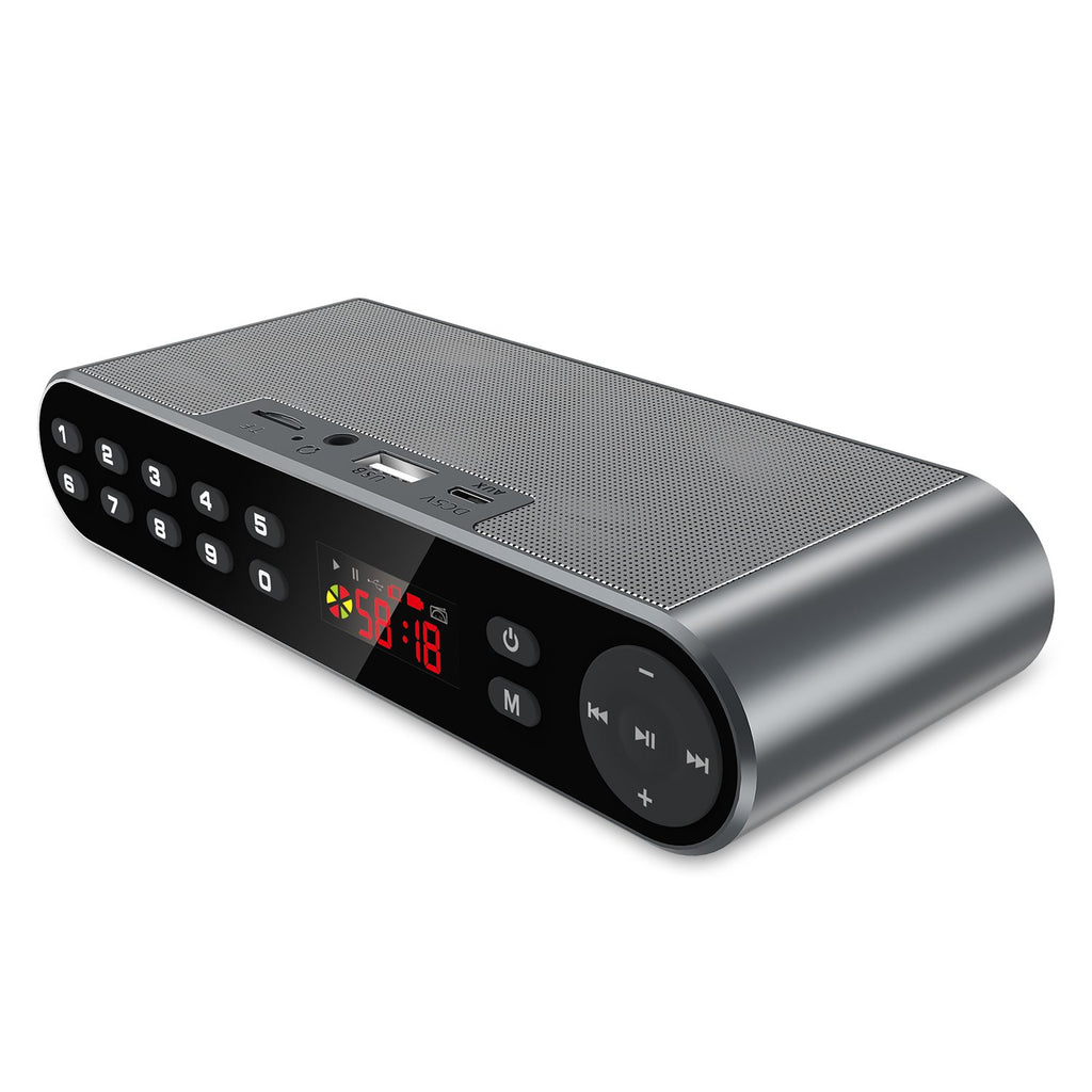 Portable Bluetooth FM Radio MP3 Player Wireless Speaker G4686