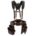 Leather Tool Belt with Suspenders Size L N980