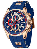 Men's Chronograph Waterproof Analog Quartz Watch A3680