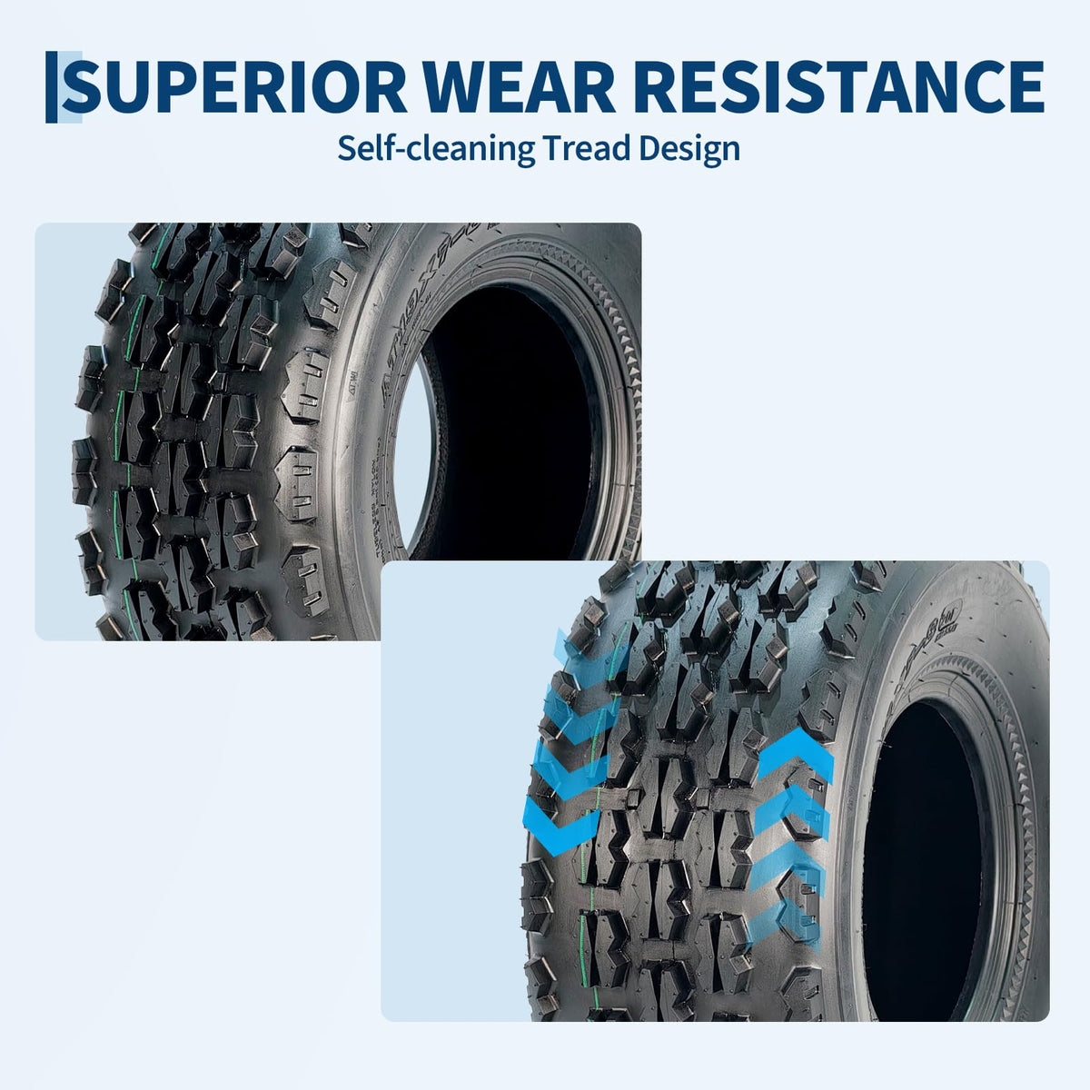 19x7-8 ATV/UTV Tires Set of 2 All Terrain C6432