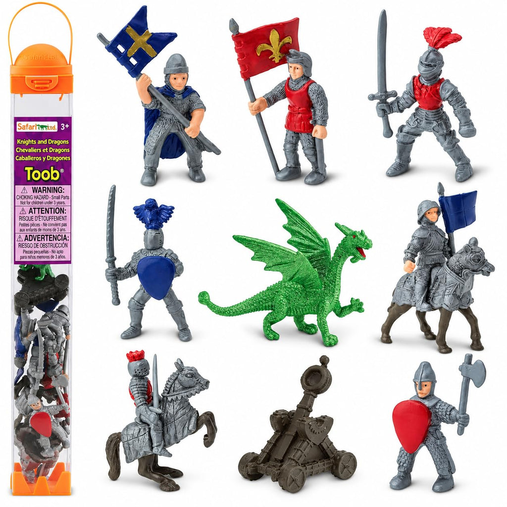 9 Medieval Knight & Dragon Toy Set F759306