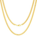 14k Yellow Gold Cuban Link Chain Necklace M5727