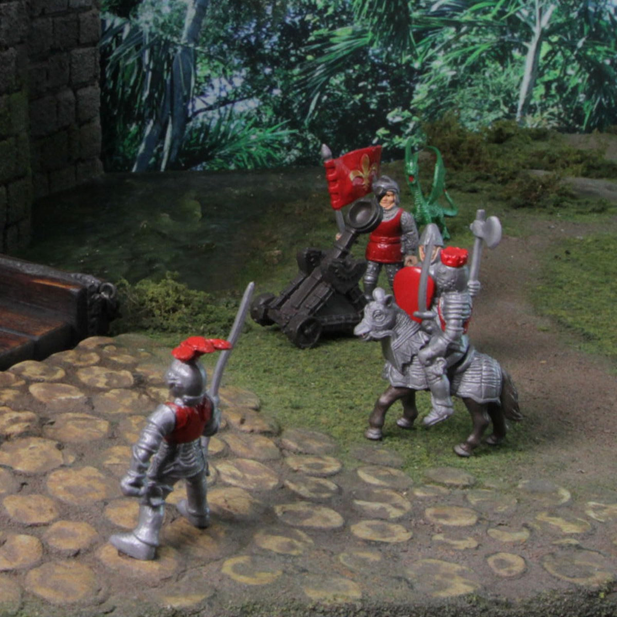 9 Medieval Knight & Dragon Toy Set F759306