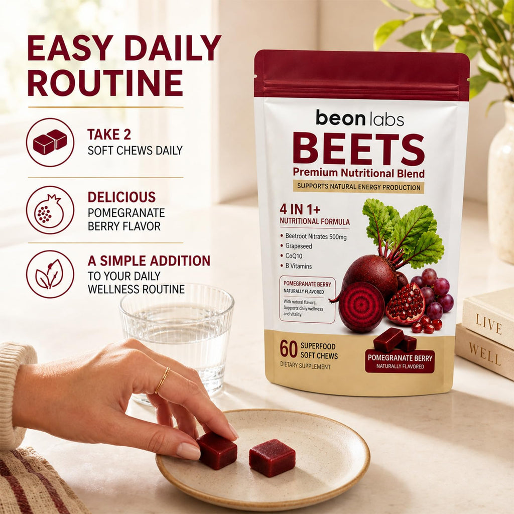 Beet Chews with L-CoQ10 & Grape Seed 60 Chew G63582