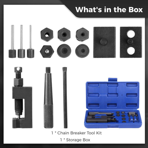 15 Pcs Motorcycle Chain Breaker Tool Set L55289