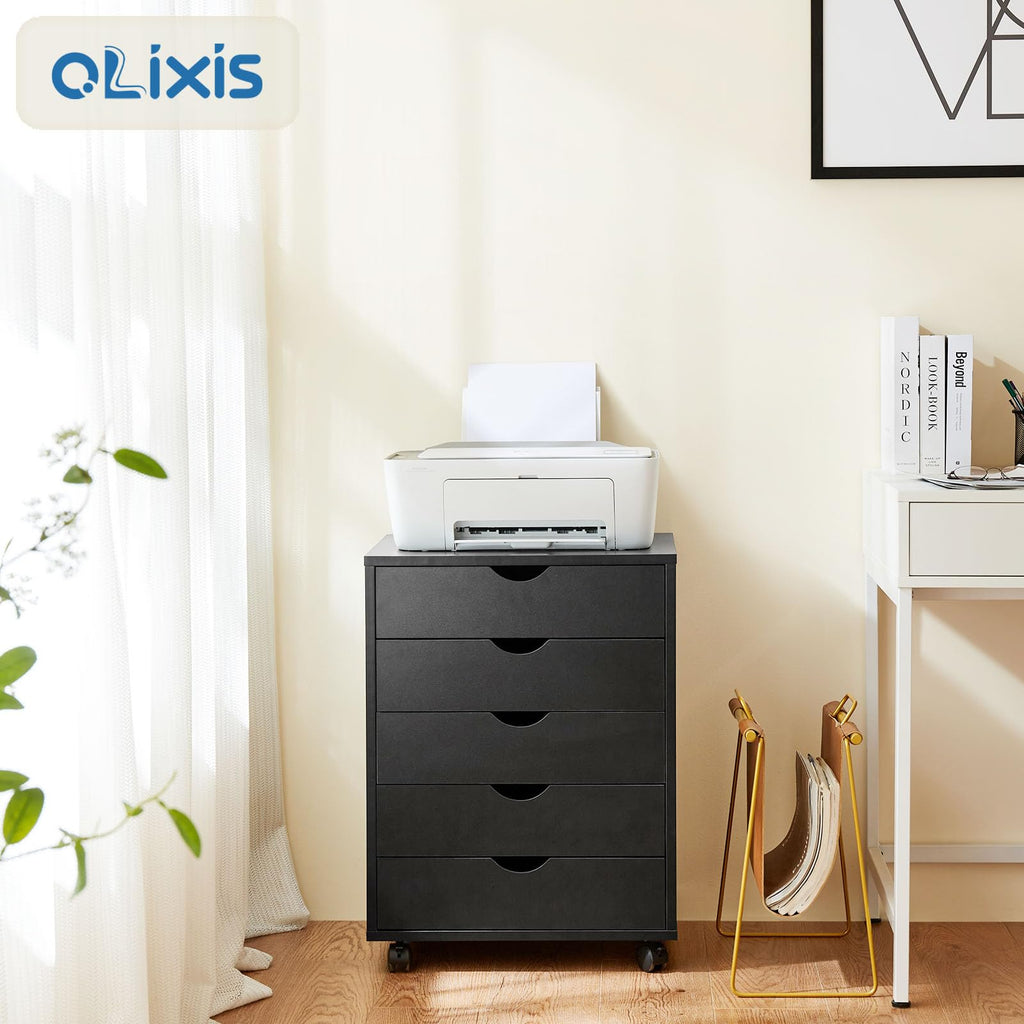 5 Drawer File Cabinet with Wheels V722985