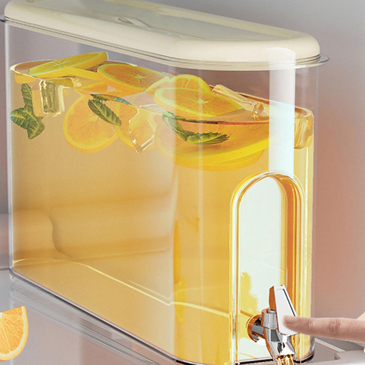 Refrigerator Drink Dispenser with Spigot T7726