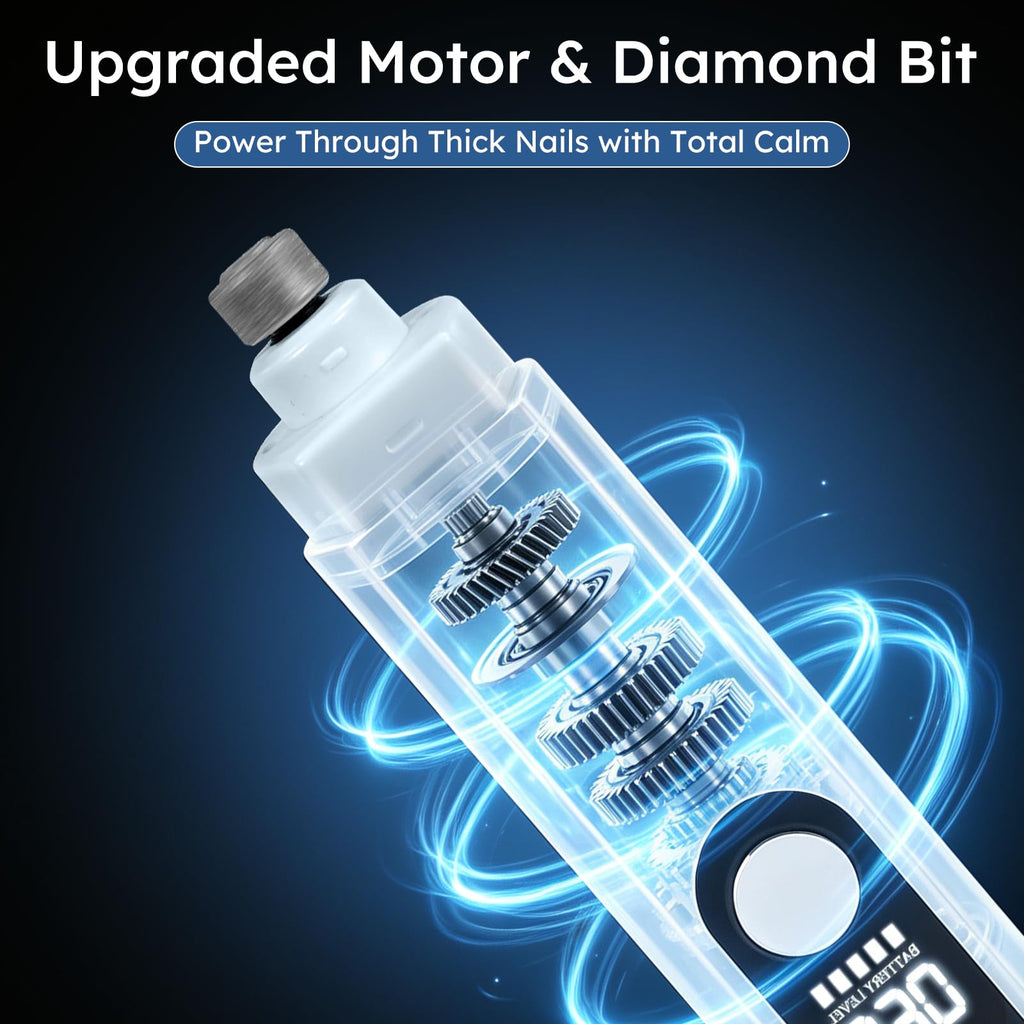 5-Speed Dog Nail Grinder with 2 LED Lights N954
