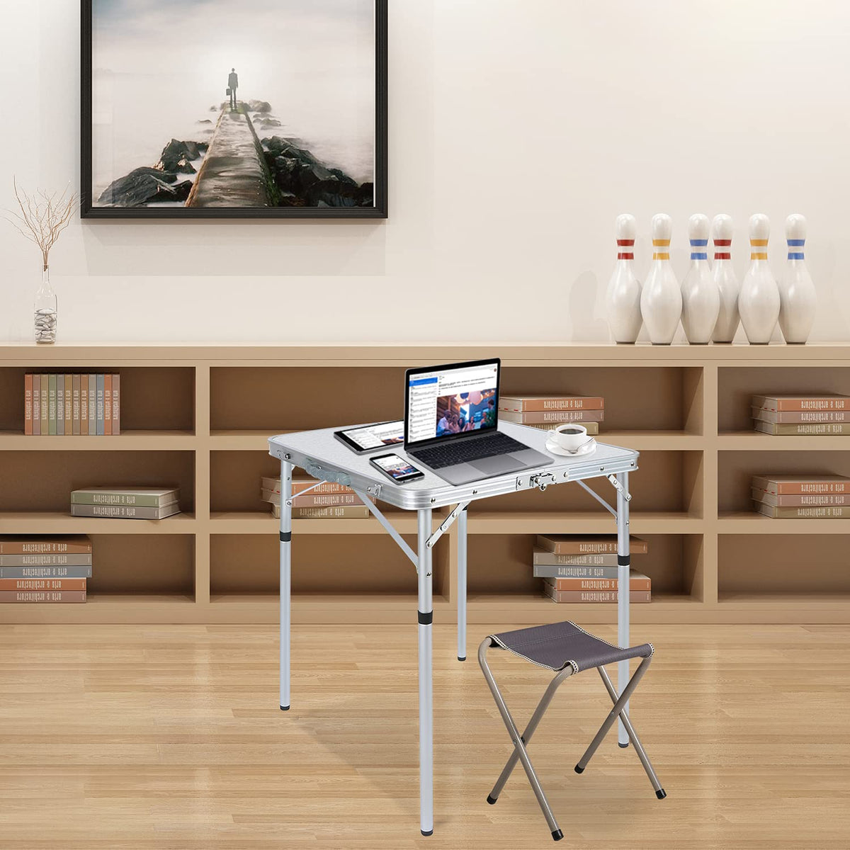 Small Square Folding Aluminum Camping Table X565801